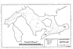 Contour map for MERTON LAKE, British Columbia