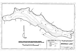 Contour map for MOSSVALE LAKE, British Columbia