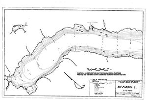 Contour map for MEZIADIN LAKE, British Columbia