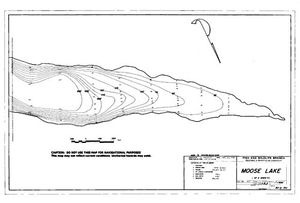 Contour map for Fraser River, British Columbia