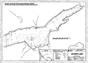 Contour map for EAGLE (MURPHY) LAKE, British Columbia