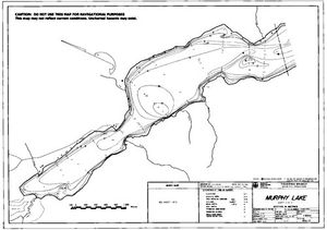 Contour map for EAGLE (MURPHY) LAKE, British Columbia