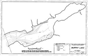 Contour map for EAGLE (MURPHY) LAKE, British Columbia