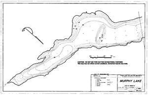 Contour map for EAGLE (MURPHY) LAKE, British Columbia