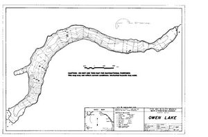 Contour map for OWEN LAKE, British Columbia