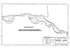 Contour map for PARROTT LAKES, British Columbia