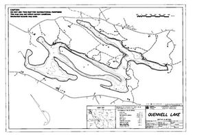 Contour map for QUENNELL LAKE, British Columbia