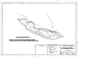 Contour map for STUKEMAPTEN LAKE, British Columbia