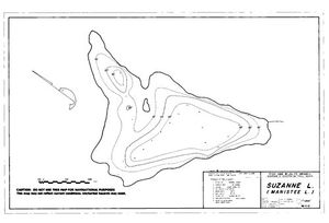 Contour map for SUZANNE LAKE, British Columbia