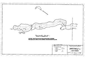 Contour map for SWAN LAKE, British Columbia