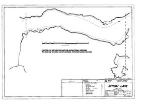 Contour map for SPROAT LAKE, British Columbia
