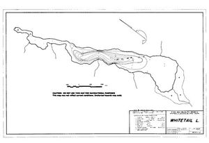 Contour map for WHITETAIL LAKE, British Columbia