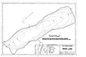 Contour map for Vernon Creek, British Columbia