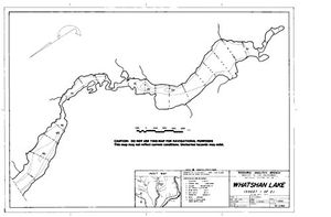 Contour map for WHATSHAN LAKE, British Columbia