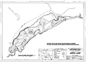 Contour map for Mesilinka River, British Columbia