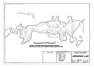 Contour map for MOSQUITO LAKE, British Columbia