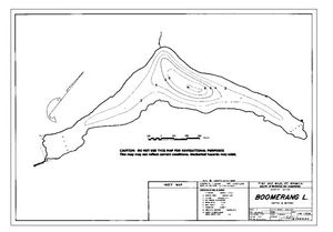 Contour map for BOOMERANG LAKE, British Columbia