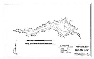 Contour map for BOULEAU LAKE, British Columbia