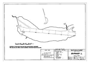 Contour map for BURNABY LAKE, British Columbia