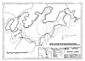 Contour map for Crooked River, British Columbia