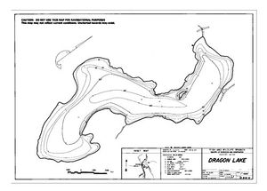 Contour map for DRAGON LAKE, British Columbia