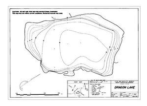 Contour map for DRAGON LAKE, British Columbia
