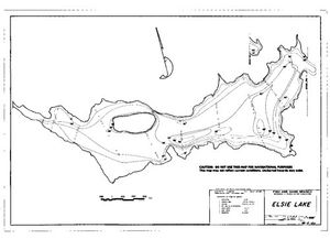 Contour map for ELSIE LAKE, British Columbia