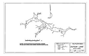 Contour map for EUTSUK LAKE, British Columbia