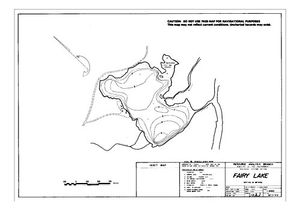 Contour map for FAIRY LAKE, British Columbia
