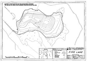 Contour map for FYFE LAKE, British Columbia