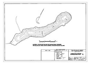 Contour map for GREENDROP LAKE, British Columbia