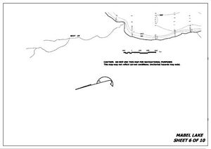 Contour map for Shuswap River, British Columbia