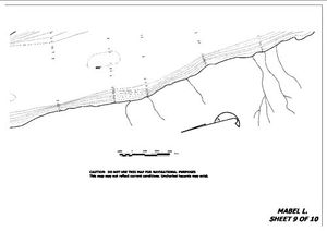 Contour map for Shuswap River, British Columbia