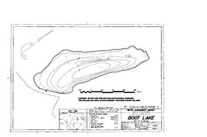 Contour map for BOOT LAKE, British Columbia