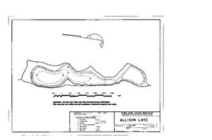 Contour map for ALLISON LAKE, British Columbia