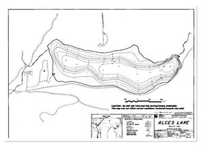 Contour map for MOOSE LAKE, British Columbia