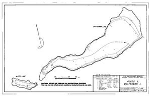 Contour map for MOOSE LAKE, British Columbia