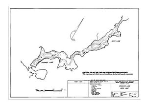 Contour map for Vernon Creek, British Columbia