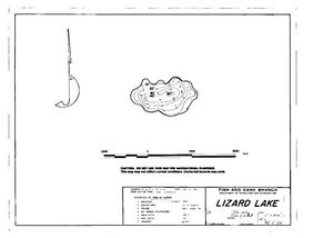 Contour map for LIZARD LAKE, British Columbia