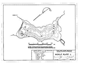 Contour map for NICKEL PLATE LAKE, British Columbia