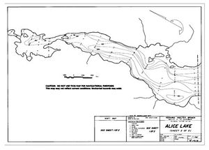 Contour map for ALICE LAKE, British Columbia
