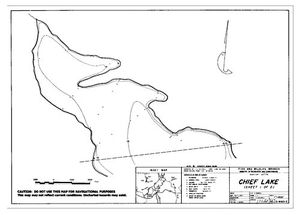Contour map for CHIEF LAKE, British Columbia