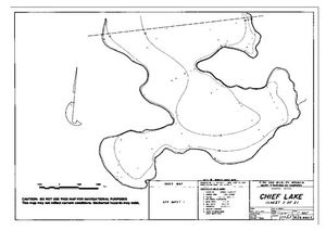Contour map for CHIEF LAKE, British Columbia
