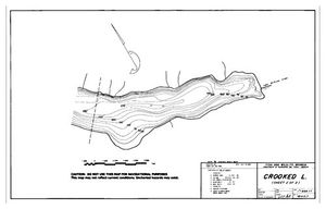 Contour map for CROOKED LAKE, British Columbia
