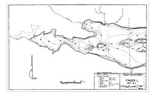 Contour map for FINGER LAKE, British Columbia
