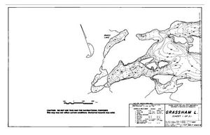 Contour map for GRASSHAM LAKE, British Columbia