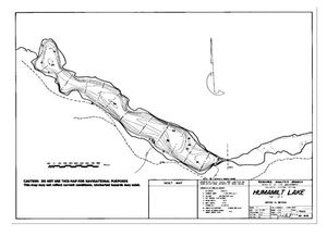 Contour map for HUMAMILT LAKE, British Columbia
