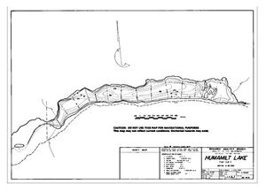 Contour map for HUMAMILT LAKE, British Columbia