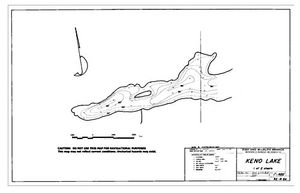Contour map for KENO LAKE, British Columbia