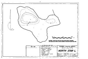 Contour map for NORTH STAR LAKE, British Columbia